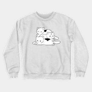 Cute kittens together! cute cat Crewneck Sweatshirt